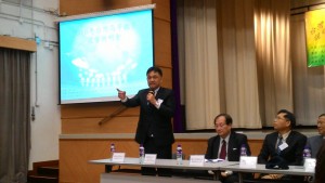 董益吾副校長介紹東南科大的特色，讓香港中學校長、教師與家長了解本校辦學用心